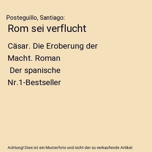 Rom sei verflucht