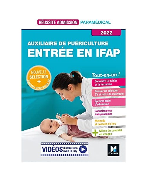 Réussite Admission - Auxiliaire de puériculture - Entrée en IFAP - 2022