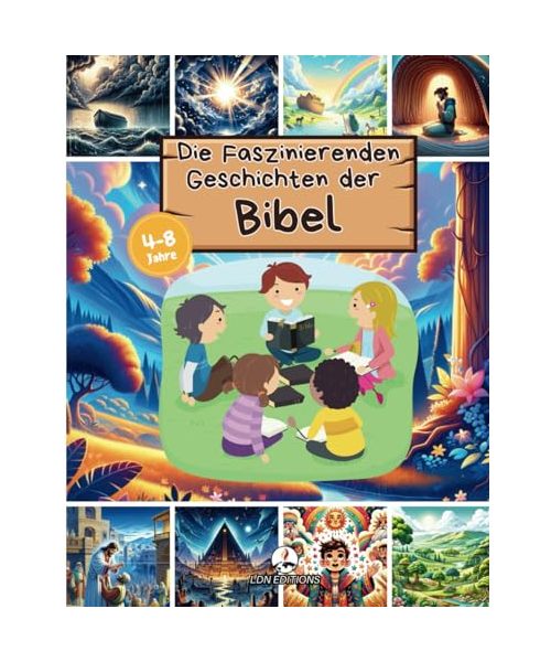 Die Faszinierenden Geschichten der Bibel: Die beliebtesten illustrierten Bibelgeschichten für Kinder im Alter von 4 bis 8 Jahren mit ansprechenden und fesselnden Bildern und biblischen Verweisen