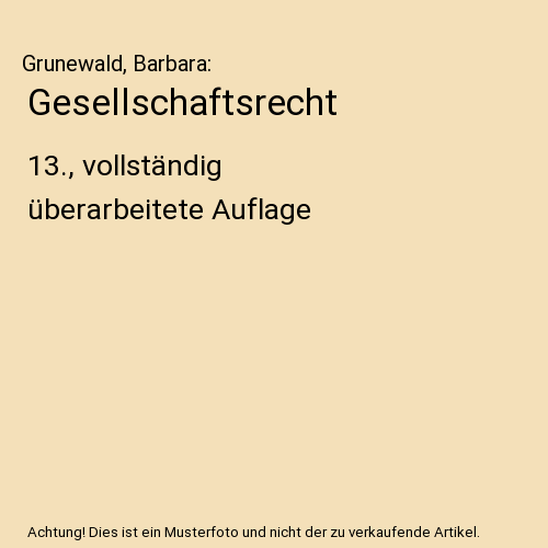 Gesellschaftsrecht