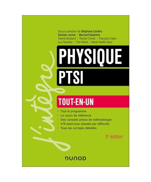 Physique tout-en-un PTSI - 3e éd.