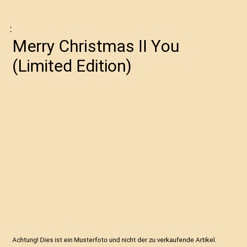 Merry Christmas II You (Limited Edition)