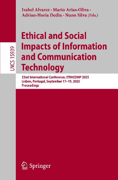 Ethical and Social Impacts of Information and Communication Technology