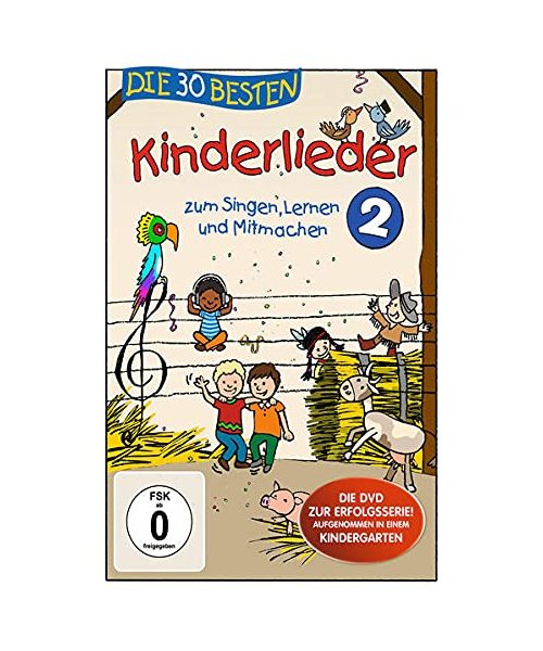 Die 30 besten Kinderlieder 2 - Die DVD - zum Singen, Lernen und Mitmachen