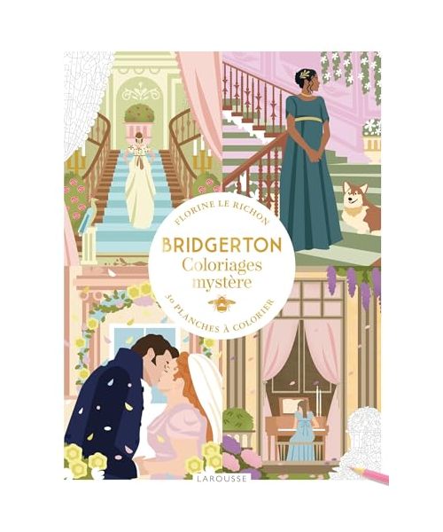 Bridgerton - Coloriages mystère: 30 planches à colorier