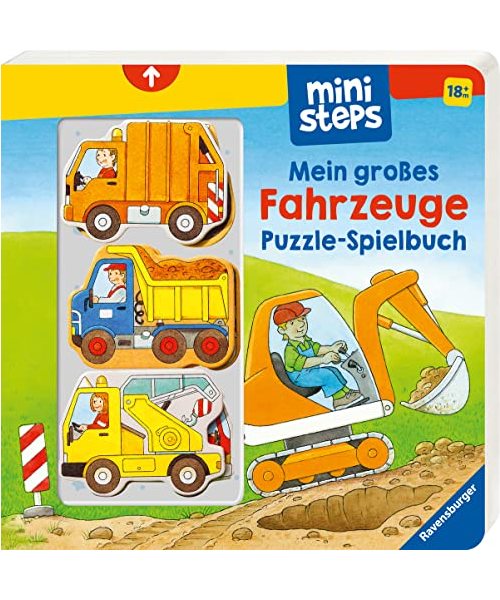 ministeps: Mein großes Fahrzeuge Puzzle-Spielbuch