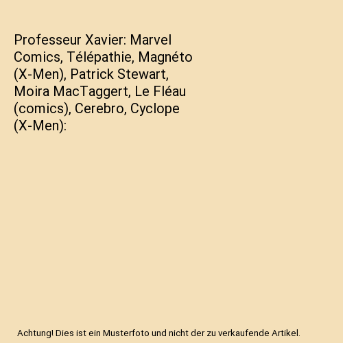 Professeur Xavier