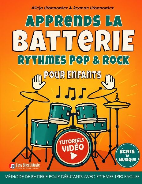 Apprends la Batterie - Rythmes Pop & Rock pour Enfants