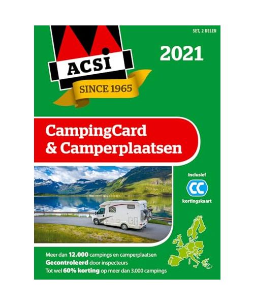ACSI campingcard & camperplaatsen 2021: set 2 delen (ACSI Campinggids)