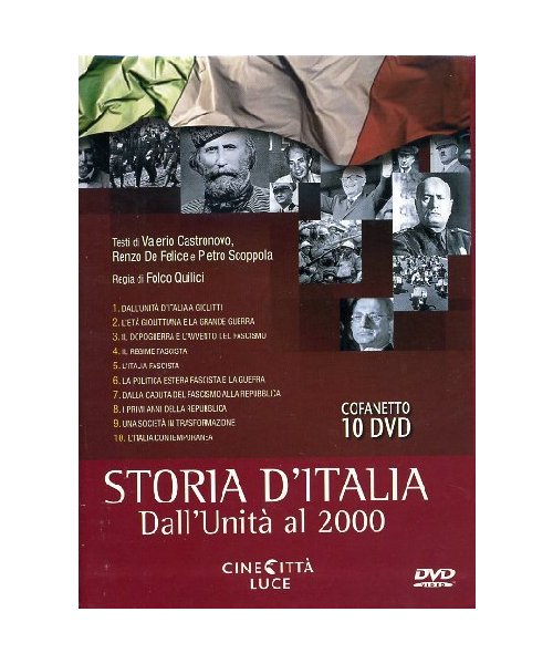 Storia D'Italia - Dall'Unita' Al 2000 (10 Dvd) [Italia]
