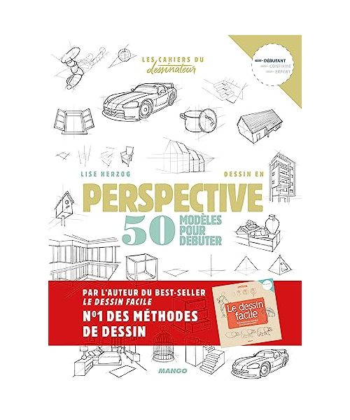 Dessin en perspective: 50 modèles pour débuter