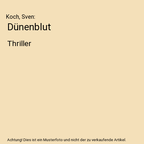 Dünenblut