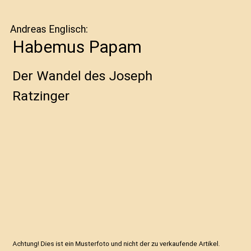 Habemus Papam