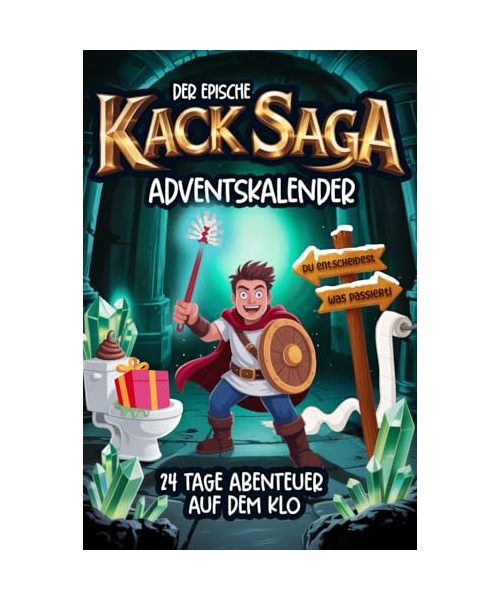 Der epische Kack-Saga Adventskalender: 24 Tage Abenteuer auf dem Klo - Du entscheidest, was passiert