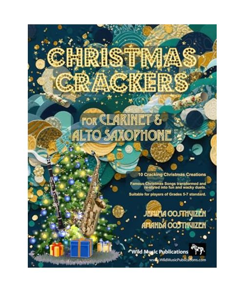 Christmas Crackers for Clarinet and Alto Saxophone: 10 Cracking Christmas Numbers transformed from noble christmas carols into wacky duets, each in a ... for two equal players of Grades 5-7 standard.