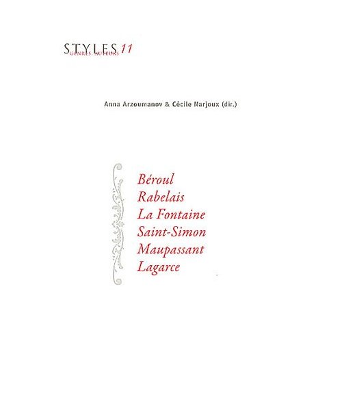 STYLES GENRES AUTEURS 11