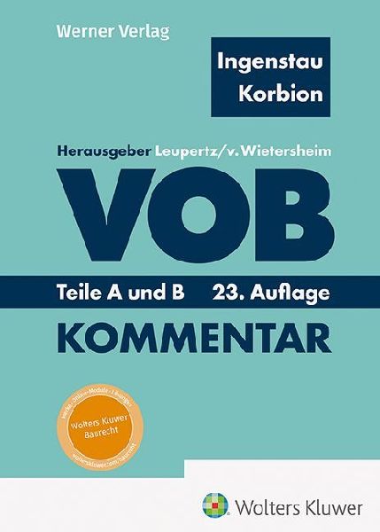 Ingenstau / Korbion, VOB Teile A und B - Kommentar