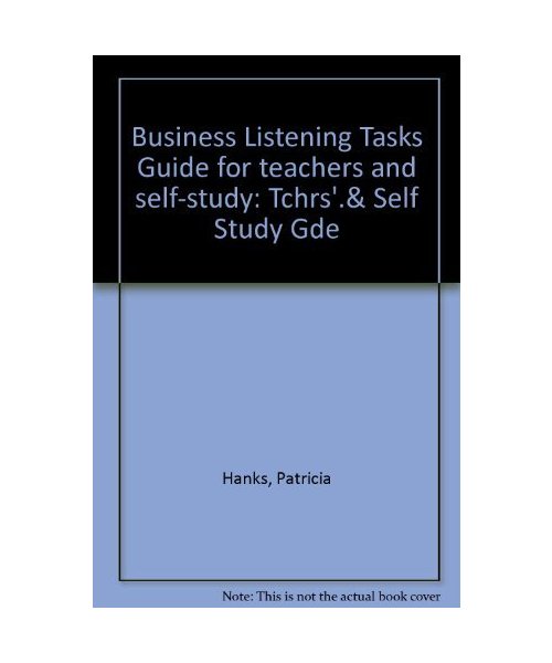 Business Listening Tasks Guide For Teachers And Self-study