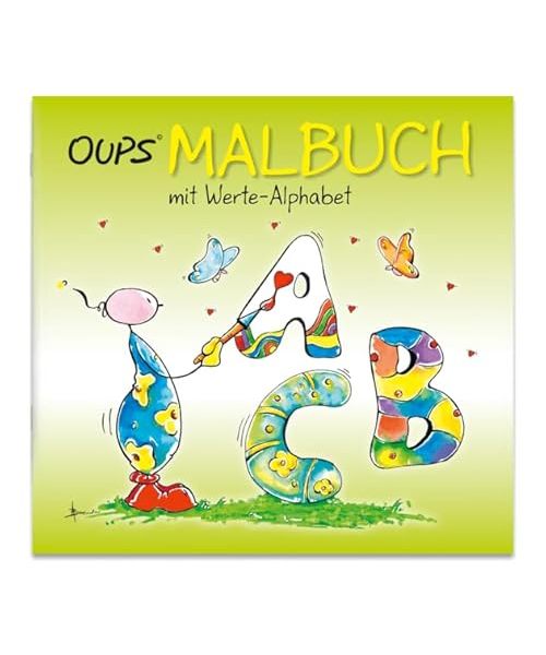 Oups Malbuch - mit Werte-Alphabet
