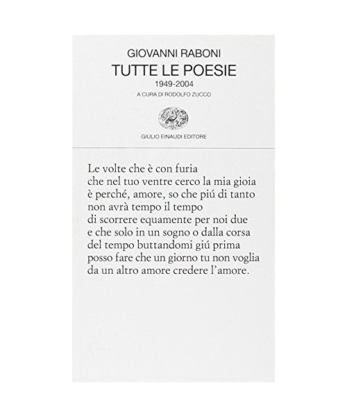 Tutte le poesie (1949-2004)