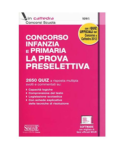 Concorso Infanzia e Primaria - La Prova Preselettiva