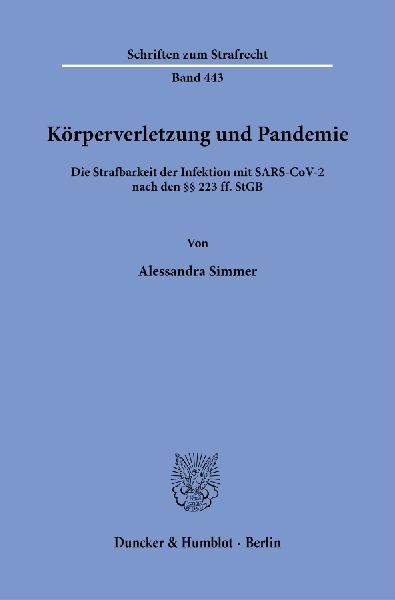 Körperverletzung und Pandemie
