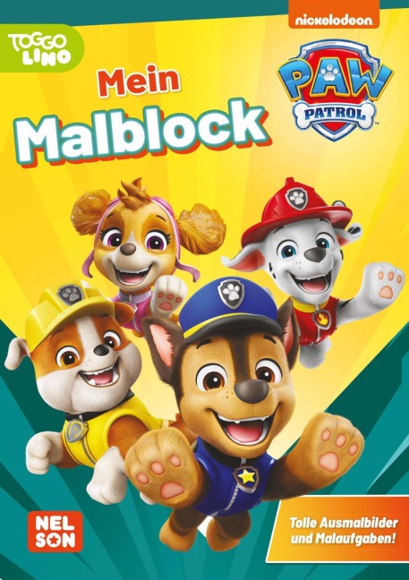 PAW Patrol Kindergartenheft: Mein Malblock: Tolle Ausmalbilder und Malaufgaben! | Mehr als 60 großflächige Malvorlagen und einfache Rätsel ab 3 Jahren
