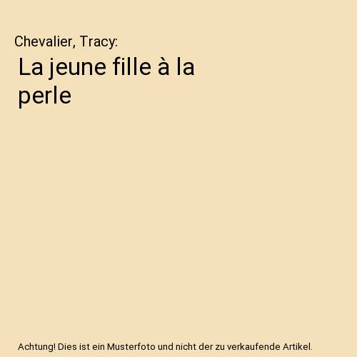 La jeune fille à la perle