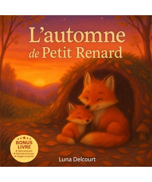 L’automne de Petit Renard: Un conte illustré pour enfants de 3 à 7 ans, plein de poésie, de douceur et de nature, où un petit renard découvre la forêt, les animaux, et les trésors de l’automne.