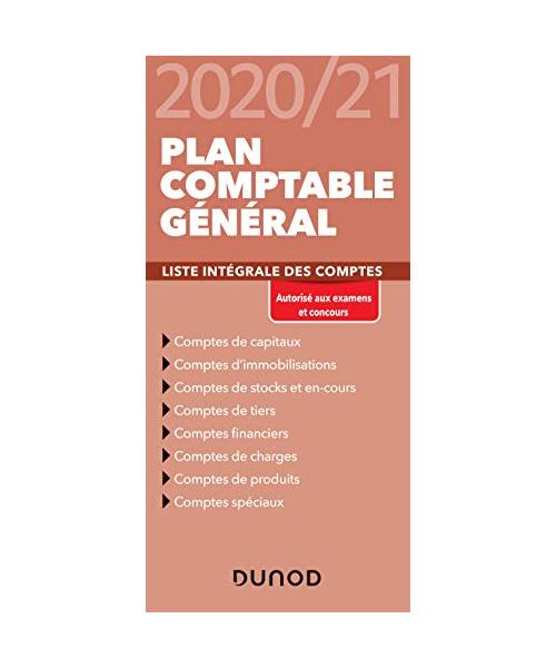 Plan comptable général 2020/2021 - Liste intégrale des comptes: Liste intégrale des comptes (2020-2021)
