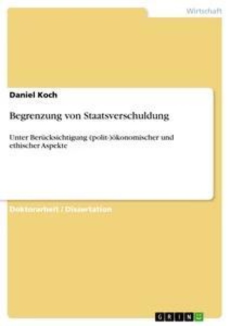 Begrenzung von Staatsverschuldung