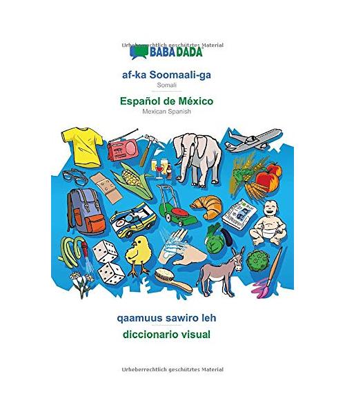 BABADADA, af-ka Soomaali-ga - Español de México, qaamuus sawiro leh - diccionario visual