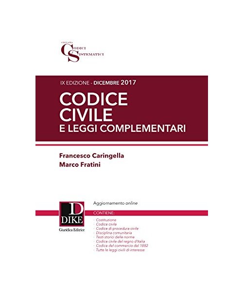 Codice civile e leggi complementari 2017/2018