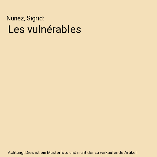 Les vulnérables