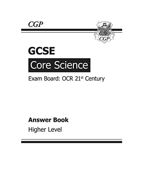 GCSE Core Science OCR 21st Century Answers (for Workbook) -