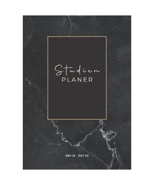 Studienplaner: Semesterplaner mit To-Do und Notenlisten, Wochenplaner, Monatskalender, Vorlesungsplan uvm. (DIN A5, 150 Seiten)