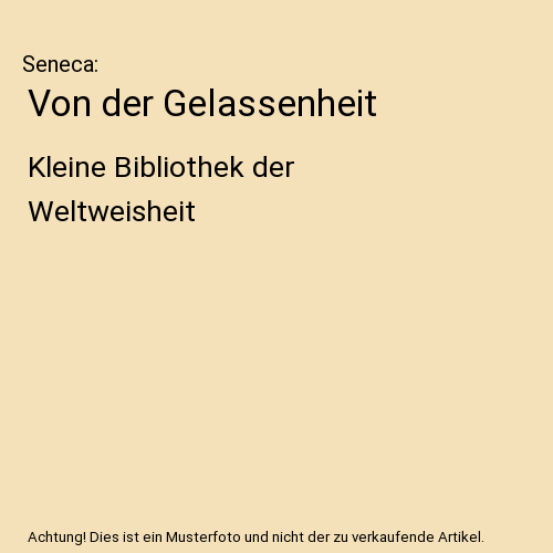 Von der Gelassenheit