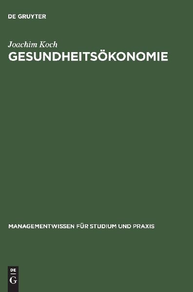 Gesundheitsökonomie