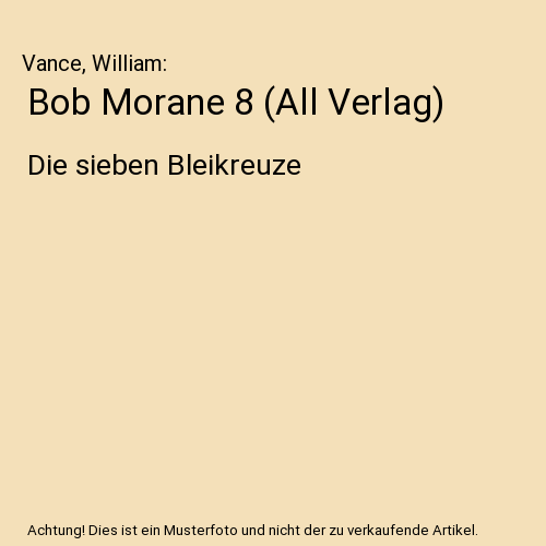 Bob Morane 8 (All Verlag)
