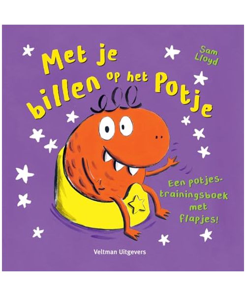 Met je billen op het potje