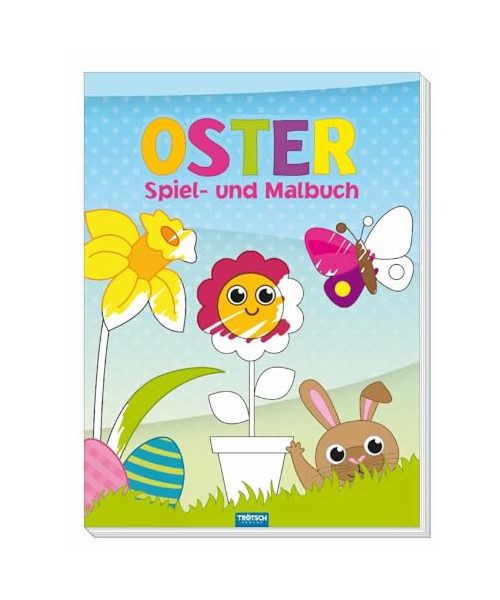 Ostern Spiel- und Malbuch