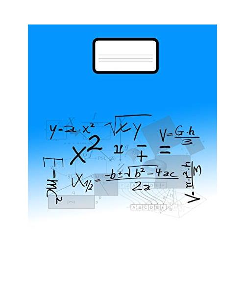 Math Notebook: Grid Paper Notebook Math and Science 110 Pages Large 8.5 x 11 Quad Ruled 5x5