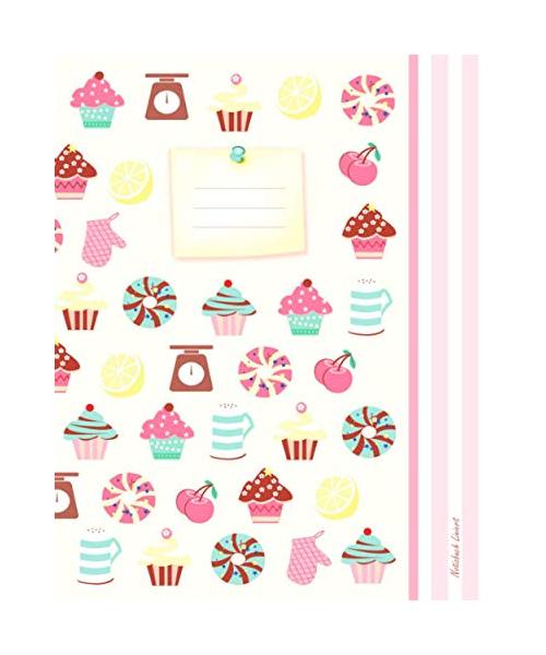 Notizbuch Liniert: Geschenke für Frauen, Mama oder Sie; ein schönes Notizbuch (Taschenbuch, etwas kleiner als A4, mit Inhalt & 100 Seiten) Aus unserem Cupcakes Sortiment