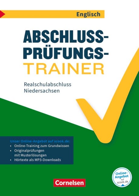 Abschlussprüfungstrainer Englisch 10. Schuljahr - Niedersachsen - Realschulabschluss