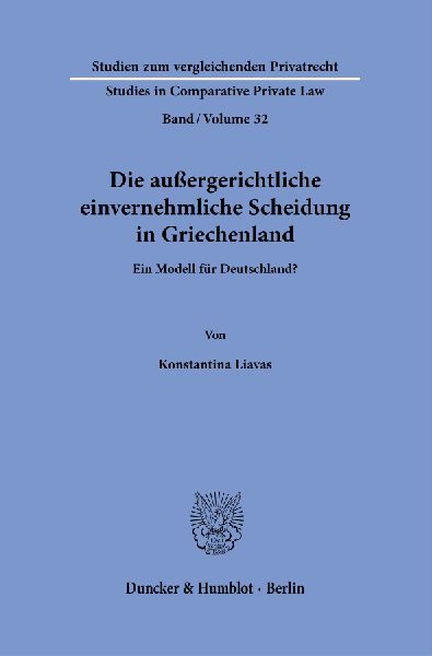 Die außergerichtliche einvernehmliche Scheidung in Griechenland