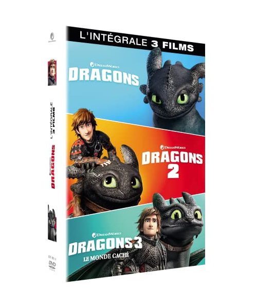Dragons 1 à 3 : dragons + dragons 2 + le monde caché [FR Import]