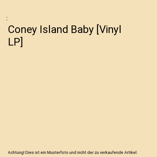 Coney Island Baby [Vinyl LP]