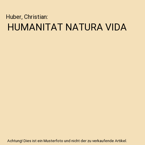 HUMANITAT NATURA VIDA