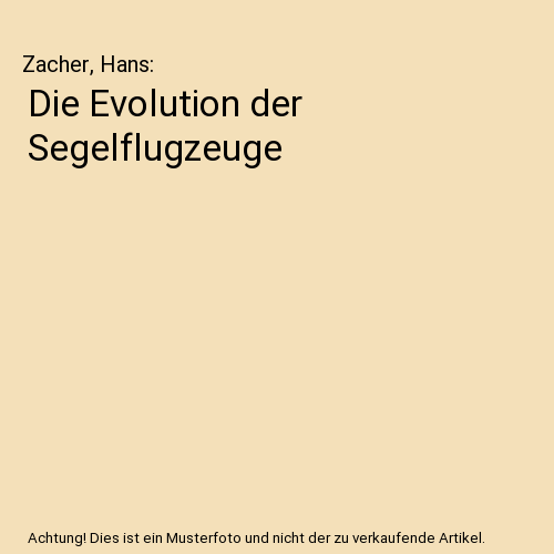 Die Evolution der Segelflugzeuge