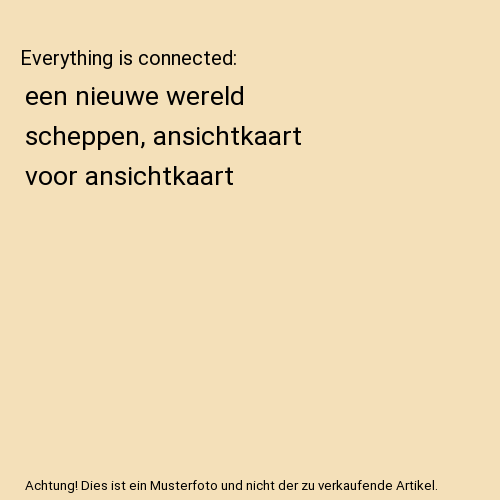 Everything is connected